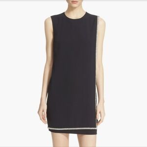 Ted Baker Burford Little Black Dress Rhinestones Party Night Out NYE size 8